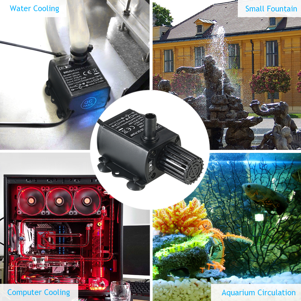 Marine Aquarium Equipment - USB DC5V 4.8W Ultra-quiet Mini Brushless