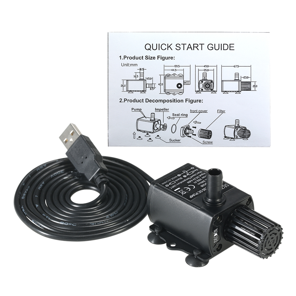 USB DC5V 4.8W Ultra-quiet Mini - Marine Aquarium Equipment recensie en prijs