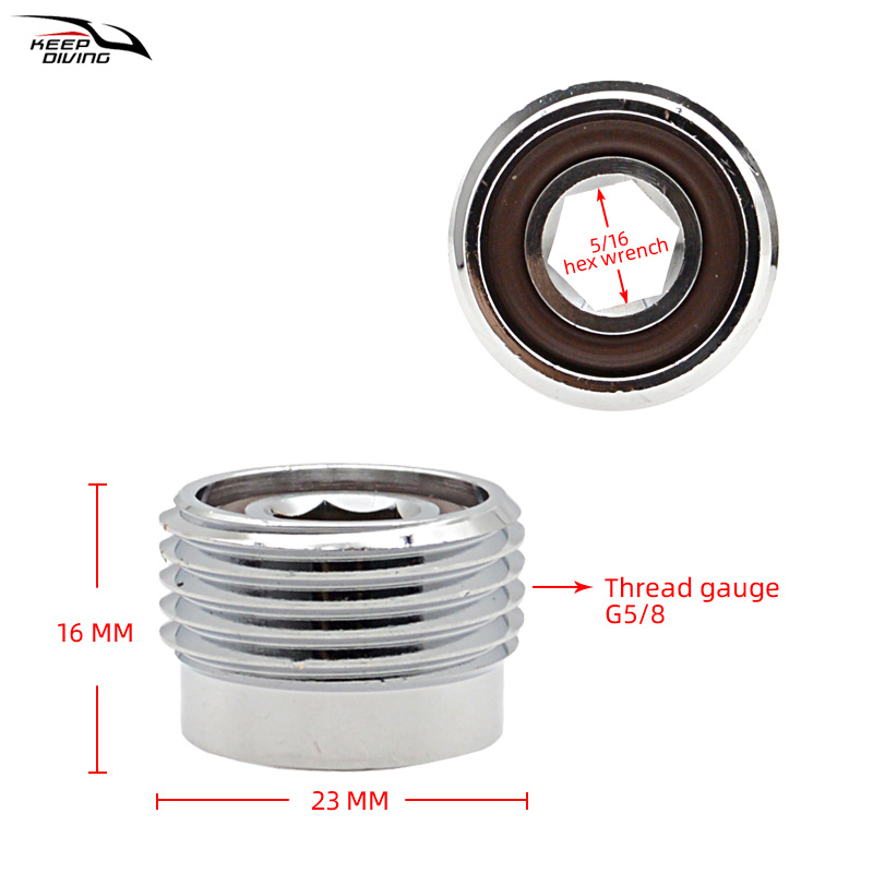 1Pcs DIN to Yoke Adapter Scuba - Marine Aquarium Equipment recensie en prijs