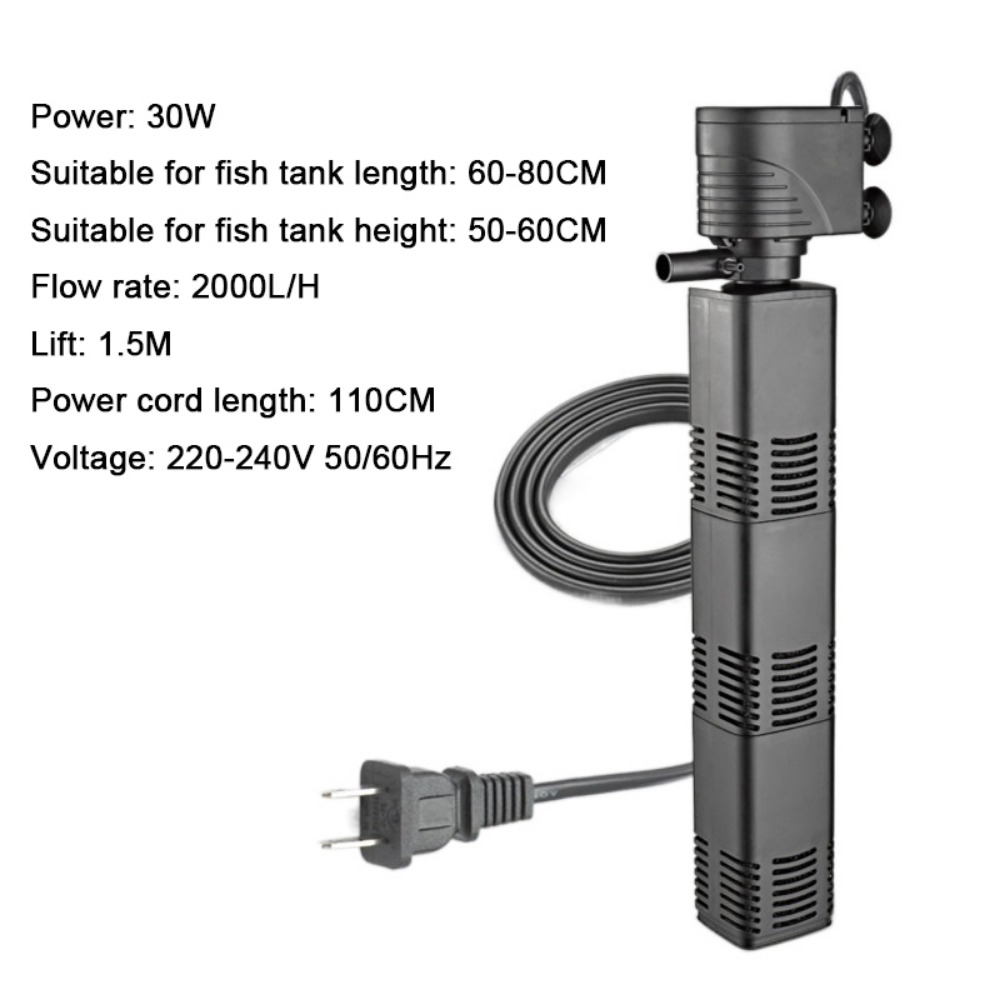 Plastic 3 in 1 Fish Tank Filte - Marine Aquarium Equipment recensie en prijs