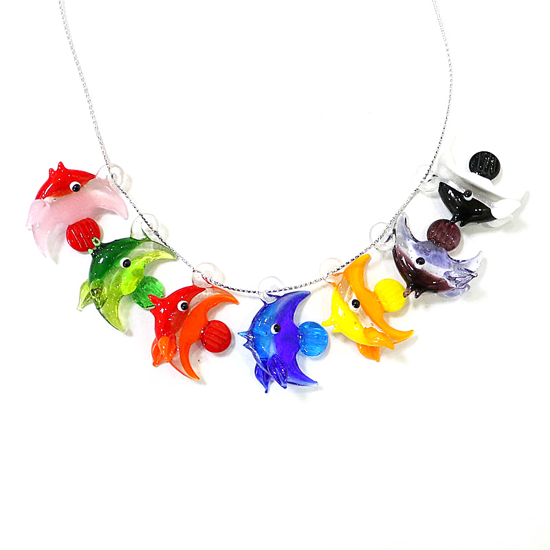 2pcs Mini Fish Glass Pendant C - Aquarium Marine Fishes recensie en prijs