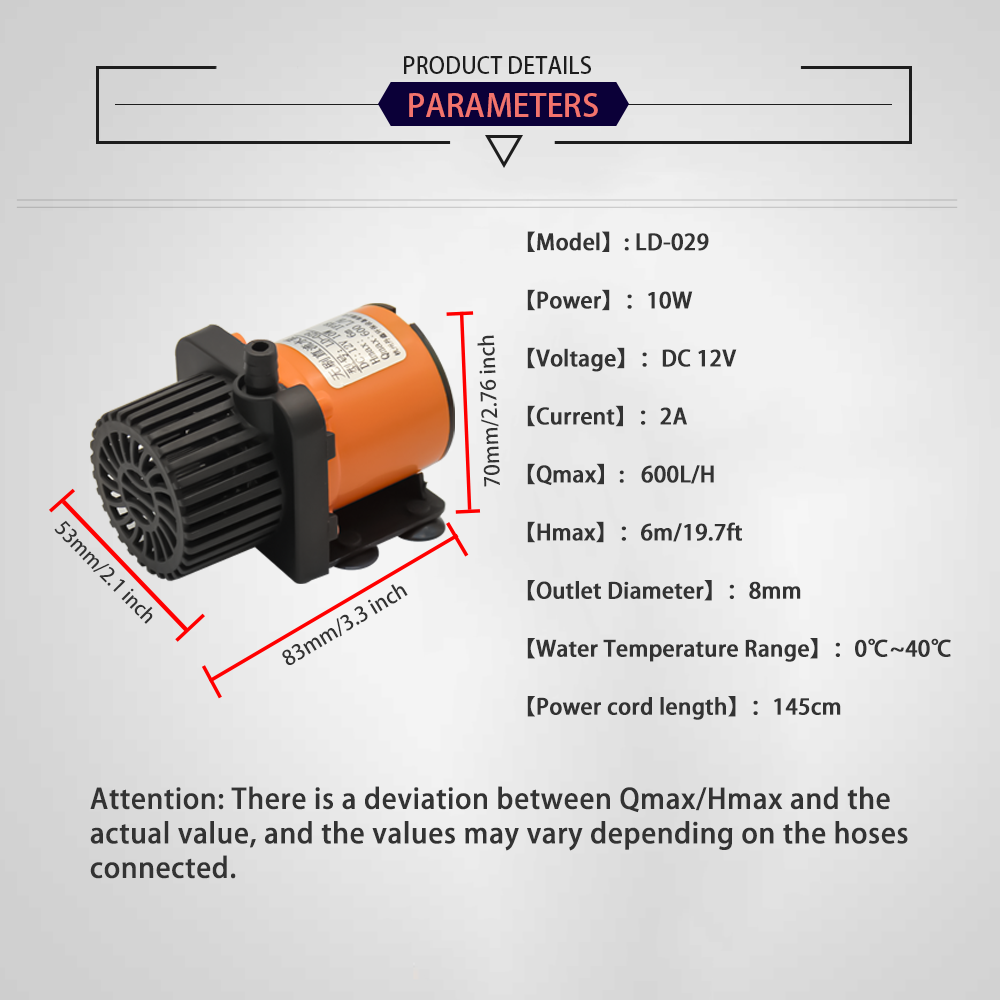 12V DC Brushless Small Submers - Marine Aquarium Equipment recensie en prijs